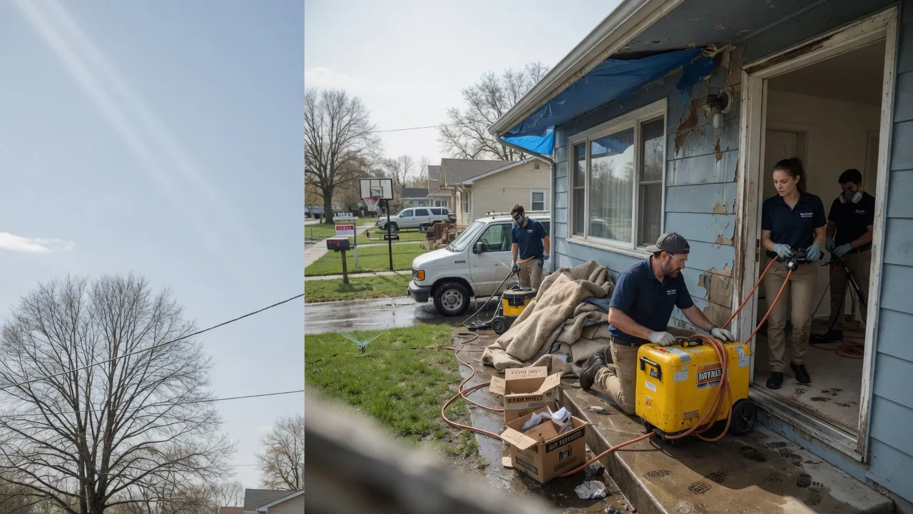 Basement Flood Cleanup in Coyle, OK near me